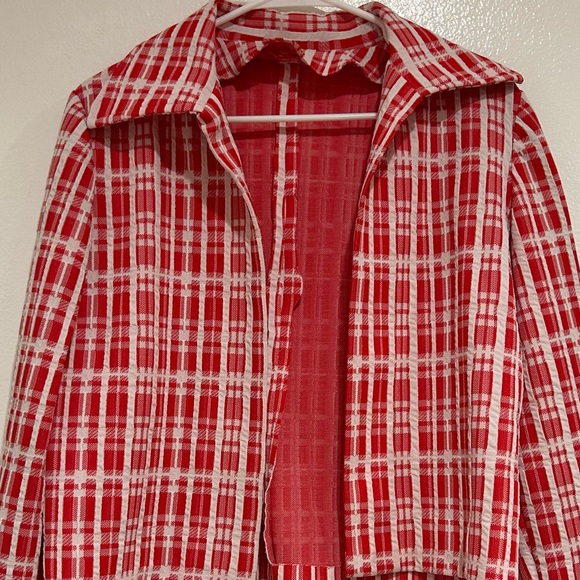Vintage 60s Plaid Jacket - Picture 3 of 9